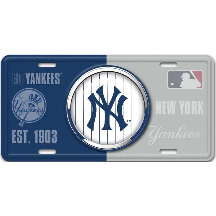 NY Yankees Bullseye - Nummerplader for engroshandel hos Signs 4 Fun