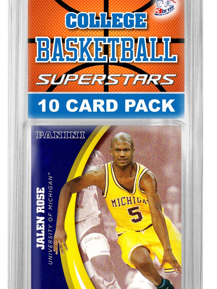 Superstars del basket del Michigan Wolverines College da 10 carte per la vendita all'ingrosso da parte di 3bros And A Card Store