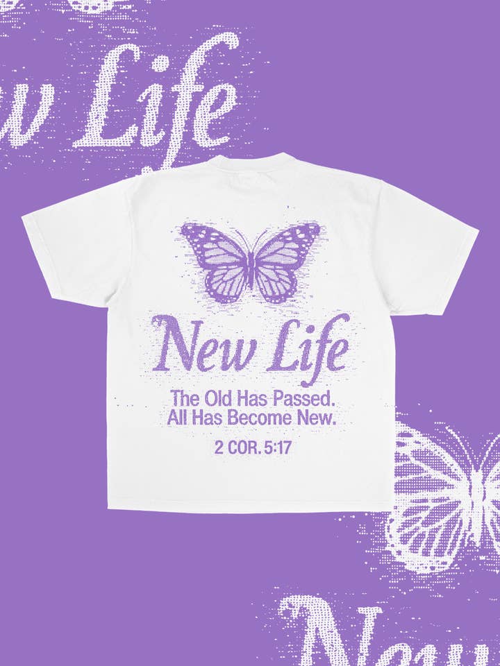 "New Life" Tee for wholesale by Jesus Loves You Company