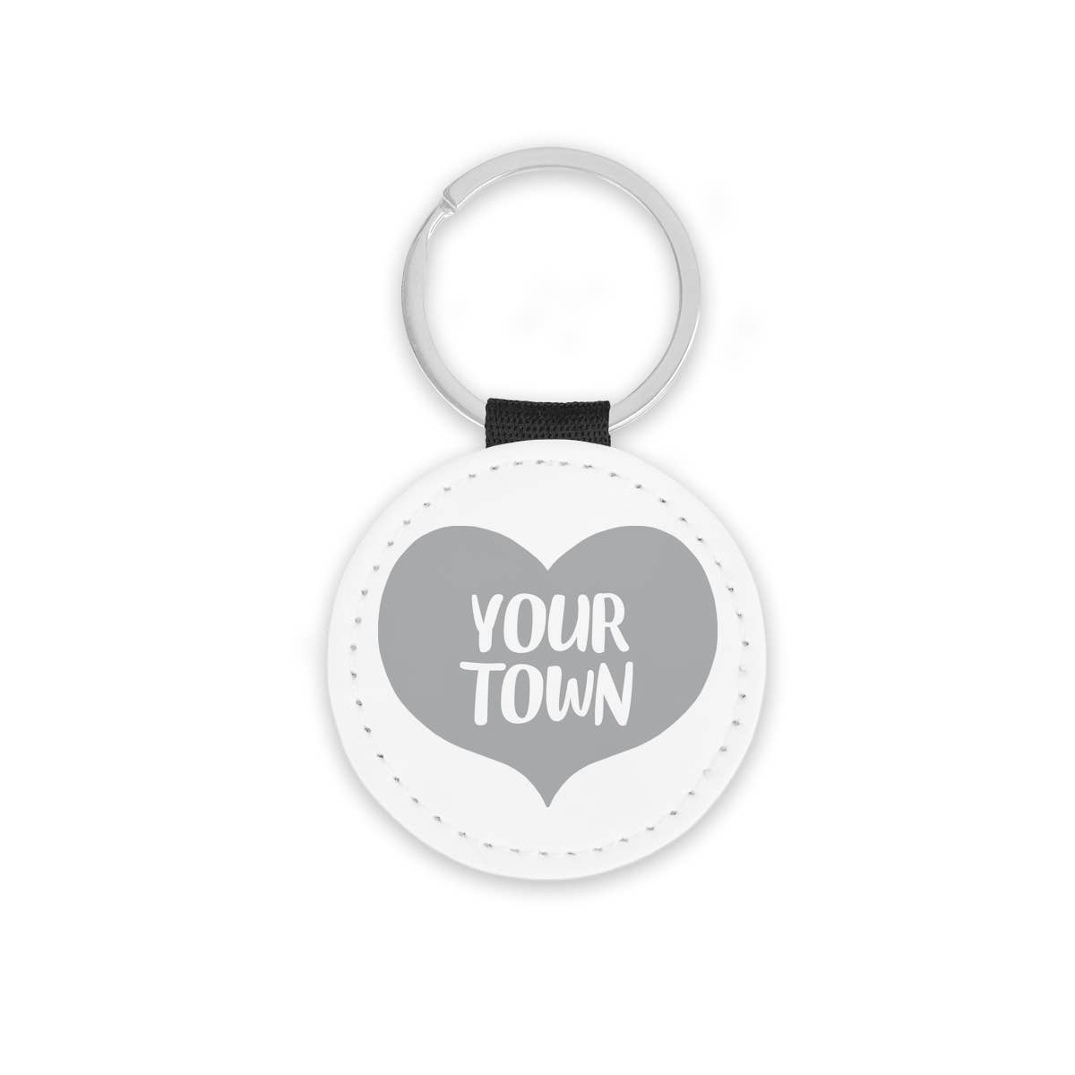 Rock Scissor Paper - Wholesale Keychain – Women's - Personalized City Key Chain Big Heart4