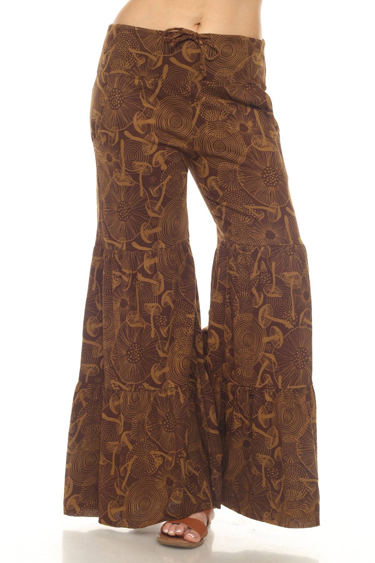 Lakhays Collection Inc. - Wholesale Pants - Women's - Mushroom Tiered Jersey Pants4