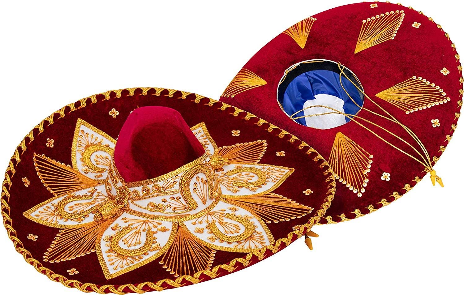 FESTMEX – Großhandel Cowboyhut – Unisex – Authentischer mexikanischer Sombrero Mariachi Charro Hut für Erwachsene, hochwertiger mexikanischer Hut für Kostümpartys, 5 de Mayo, 16 de Septiembre1