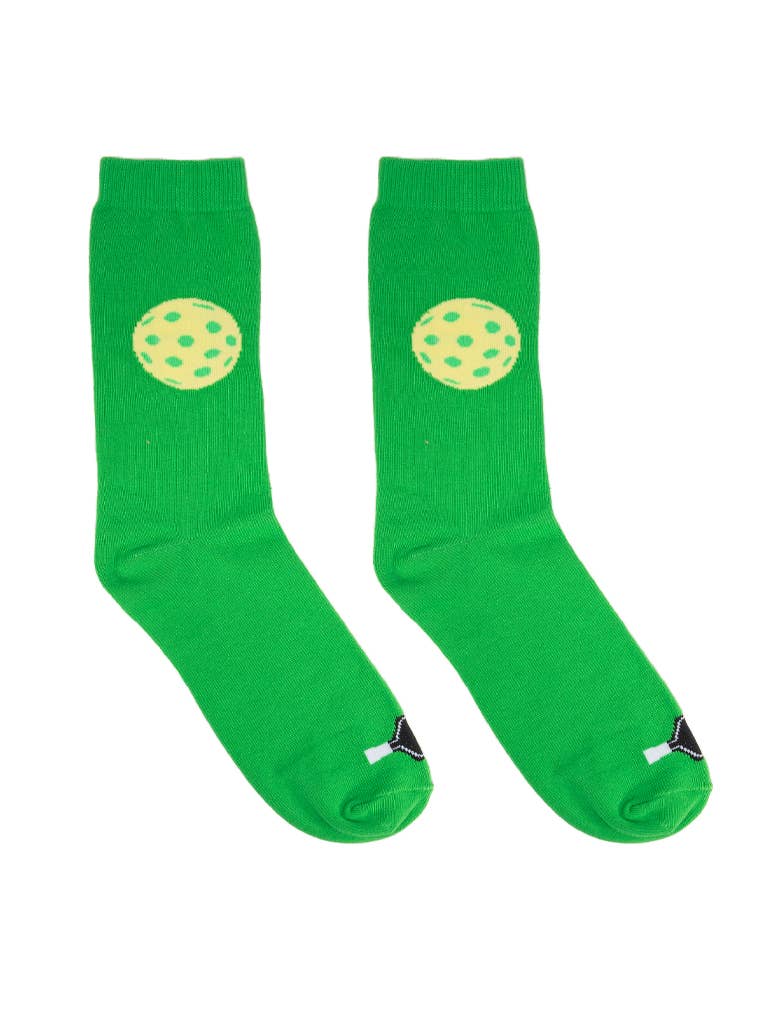 Living Royal - Vente Chaussettes – unisexe - Chaussettes Crew emballées en 3D - Pickleball - Vertes2