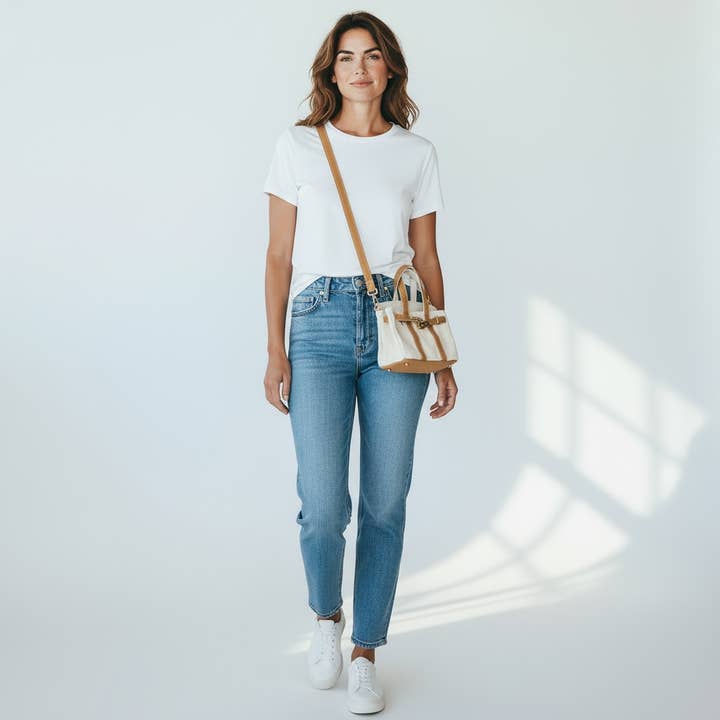 Gameday Luxe - Wholesale Tote Bag - Women's - The Luxey Mini Canvas Tote3