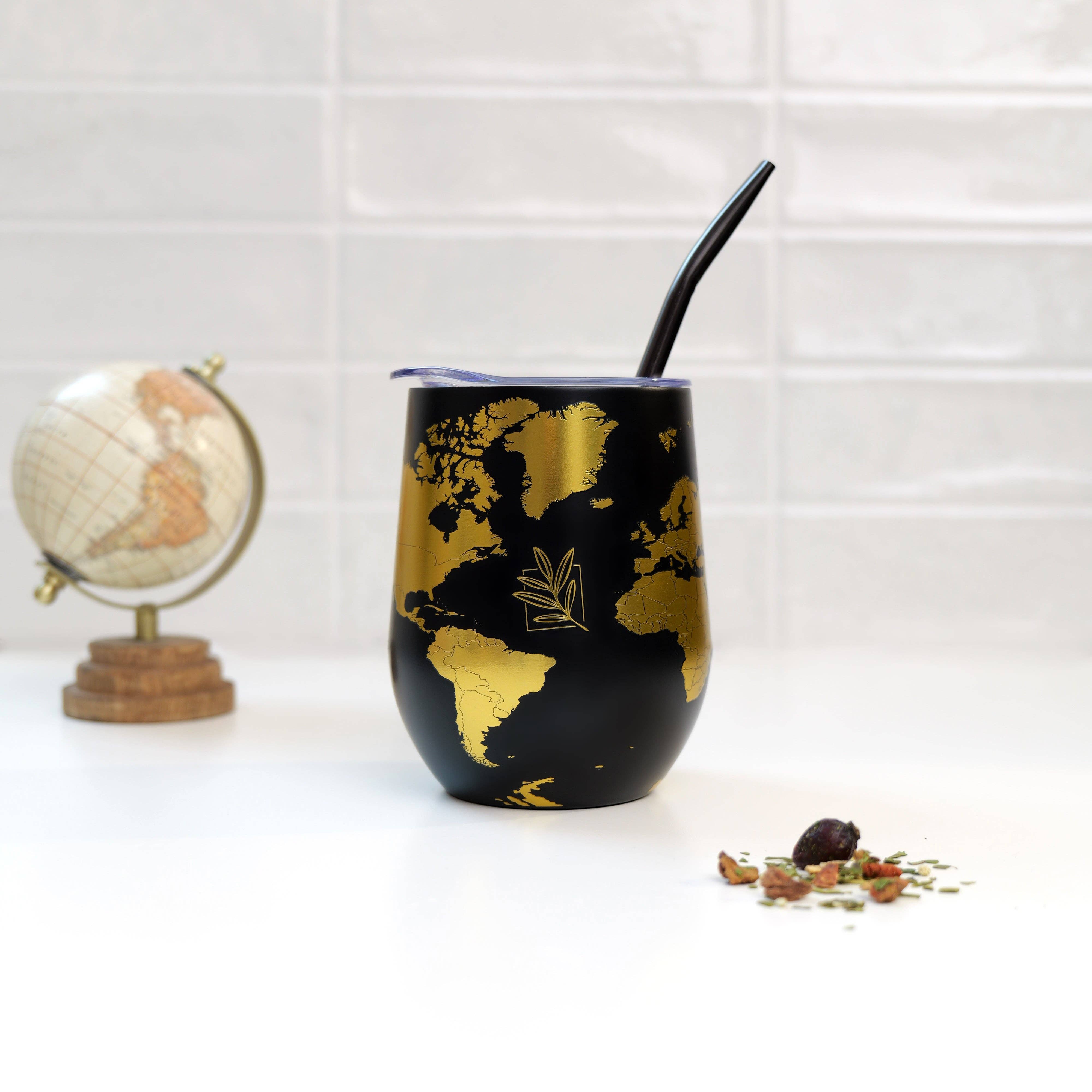 ORIGINAL MATE - Wholesale Geïsoleerd drinkgerei - Mundo thermoskalebas met bombilla3