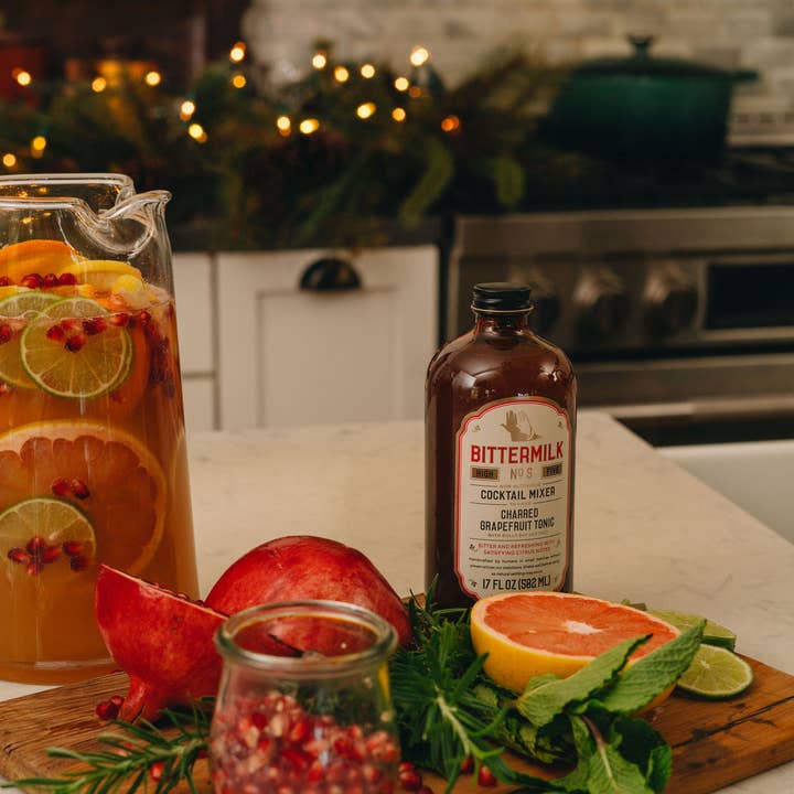 Bittermilk Bottling Co. - Wholesale Cocktail Mix/Syrup - Bittermilk No.5 - Charred Grapefruit Tonic with Sea Salt