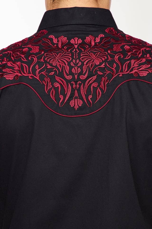 Rodeo Clothing - Venta al por mayor Camisa - Hombre - Camisa Vaquera de Hombre con Bordado-PS500L-EC-5455