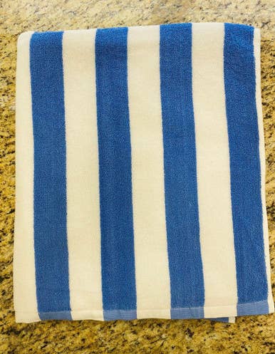 Still Water Linens - Wholesale Beach Towel - Cabana Stripe Beach Towels -Economy Vat Dyed0