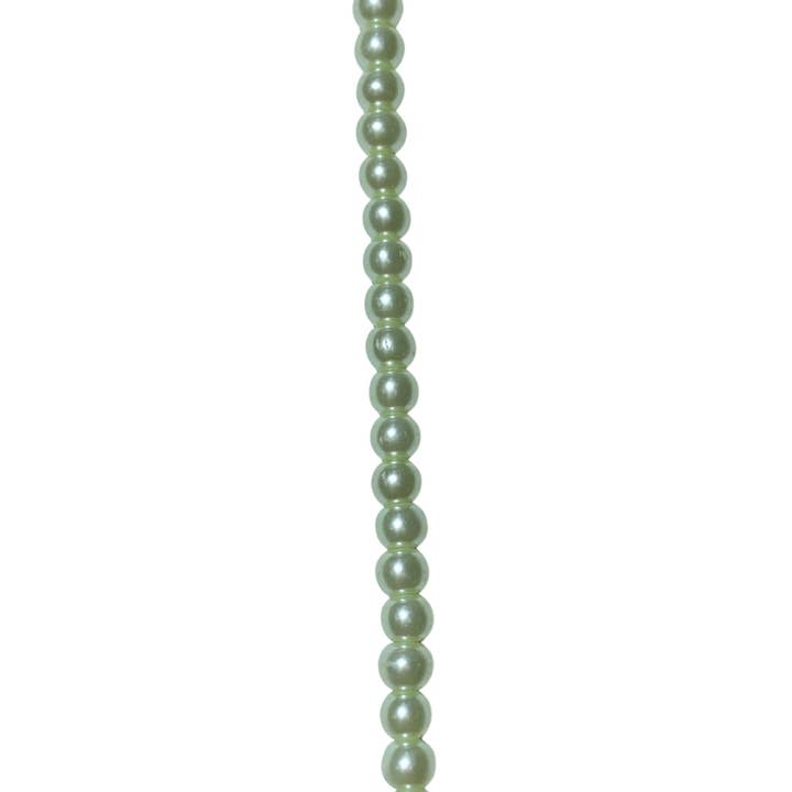 4mm Glass Pearl - Round/ Smooth for wholesale by The Bead District