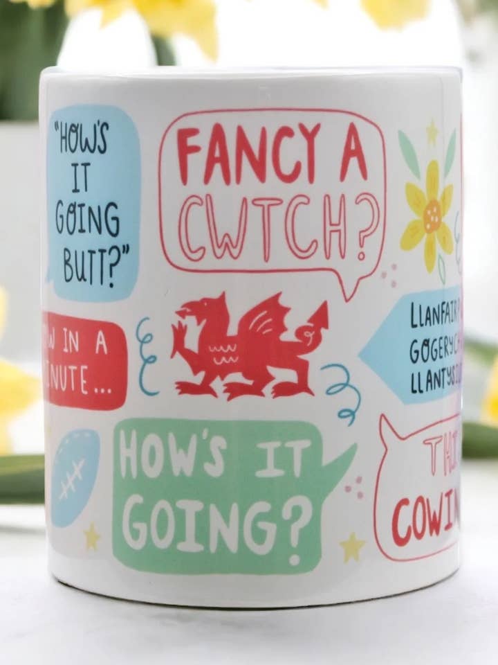 WALES Mugg - Walesisk gåva | Wales | Cymraeg för wholesale av Feel Good Gift co.