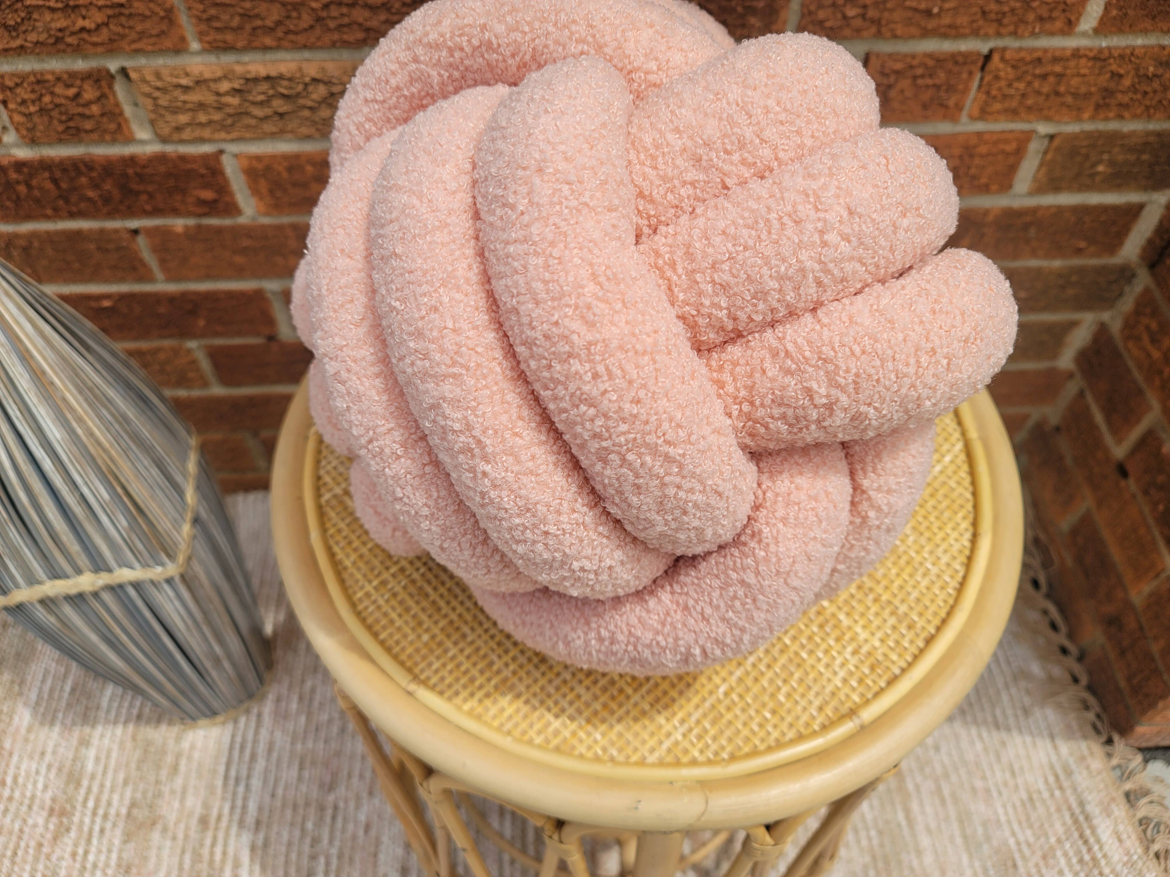 SUF Products LLC - Wholesale Throw/Decorative Pillow - Boucle Knot Pillows Soft and Cozy - Trendy Textured cushion12