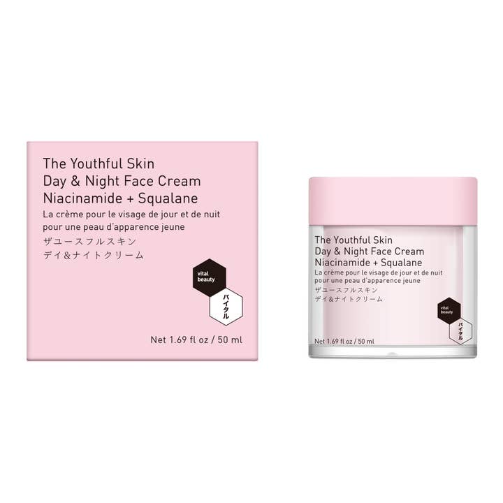 Vital Beauty - Wholesale Facial Moisturizer - The Youthful Skin Day & Night Face Cream 1.69 fl oz / 50ml1