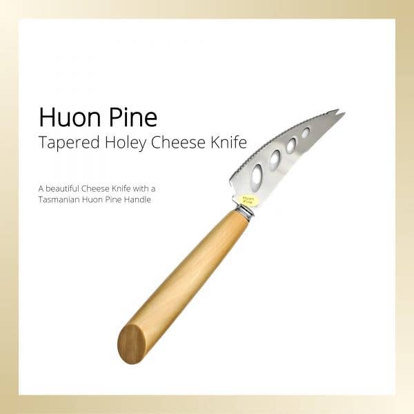 Tassie Timber Things - Wholesale Cheese Spreader - Tapered Holey Cheese Knife With A Tasmanian Timber