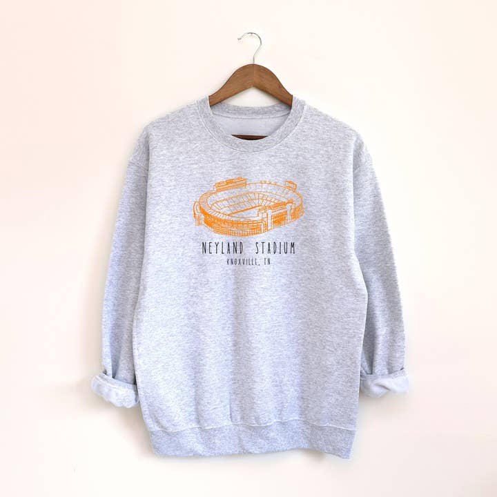 Hey Jude Graphic Tees – wholesale Sweatshirt med tryck - Unisex – Tennessee Neyland Stadium fotbollströja med rund hals