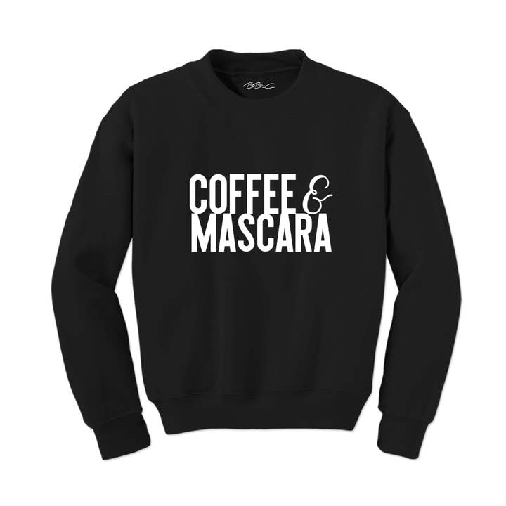 COFFEE AND MASCARA Crewneck Sweater for wholesale by BBxCollection