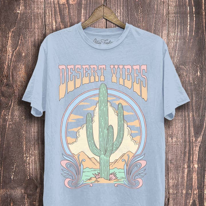 Desert Vibes Graphic Top and other Purchase Wholesale desert vibes. Free Returns & Net 60 Terms on Faire trending on Faire.