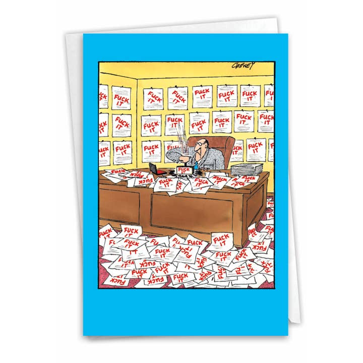 NobleWorks - Wholesale Birthday Card - Birthday Card - Man With Stamp