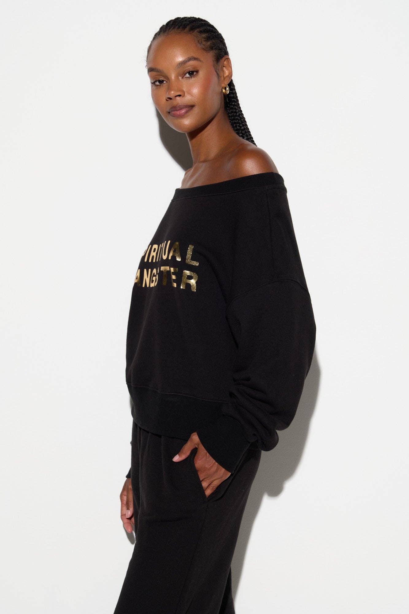 BLACK Sg La Vida 2.0 Sweatshirt for wholesale on Faire2