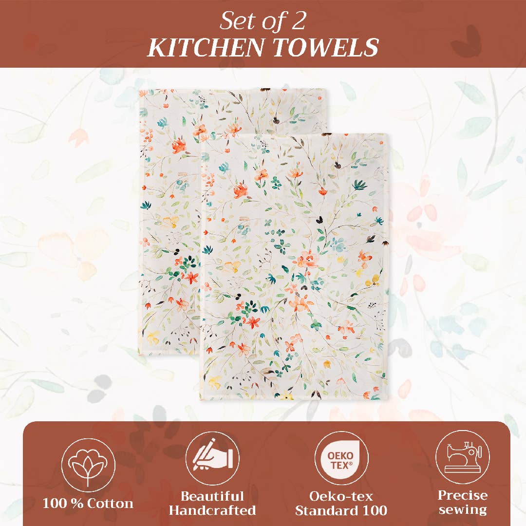 Maison d'Hermine - Design in Every Thread - Wholesale Tea Towel - Kitchen Towels 100% Cotton - Set of 2 - Colmar1