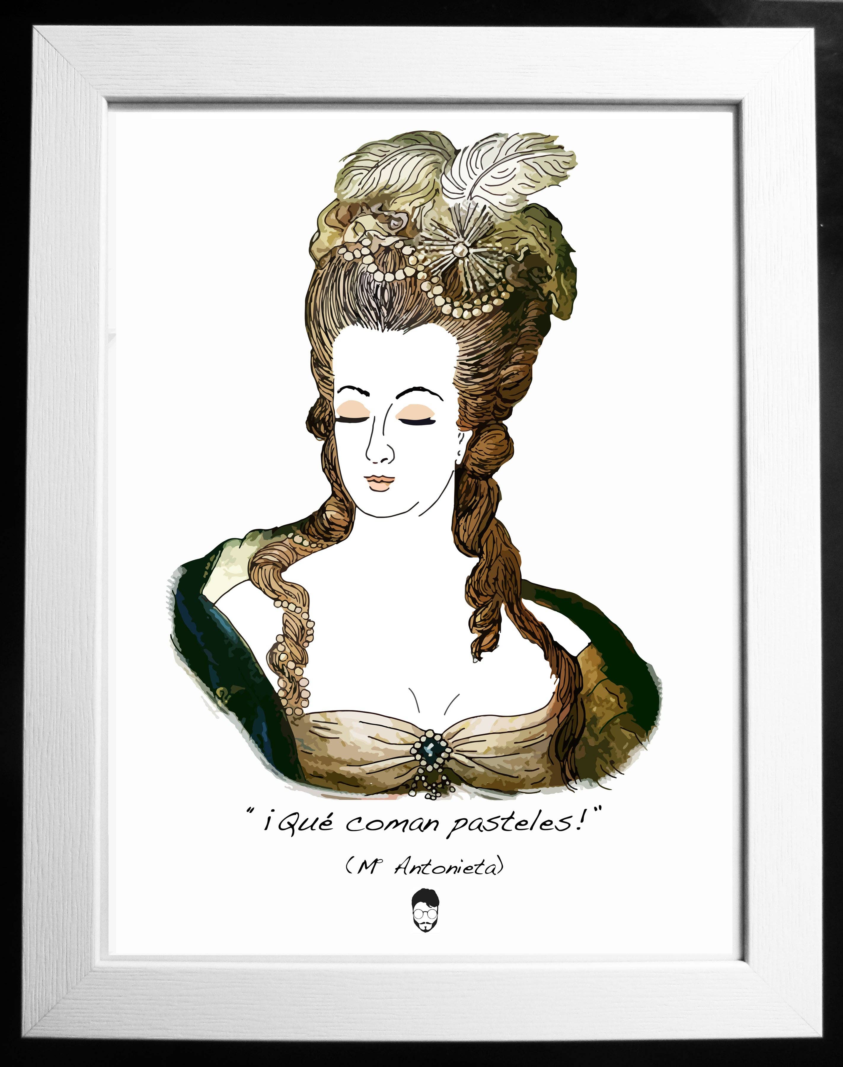 El loco del Pelo Rizo - Vente Affiche d'art - Marie Antoinette0