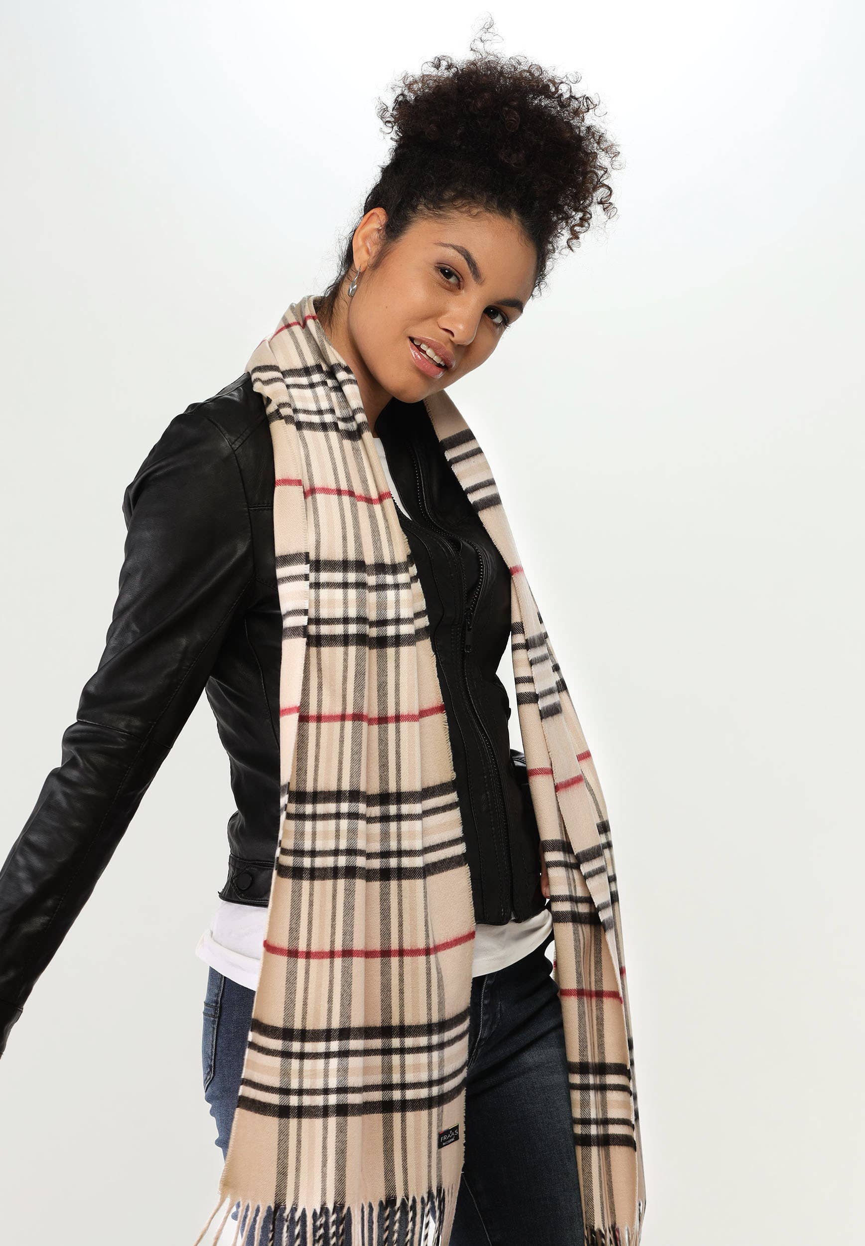 FRAAS - The Scarf Company - Wholesale Scarf - Women's - FRAAS Plaid Cashmink® Scarf21