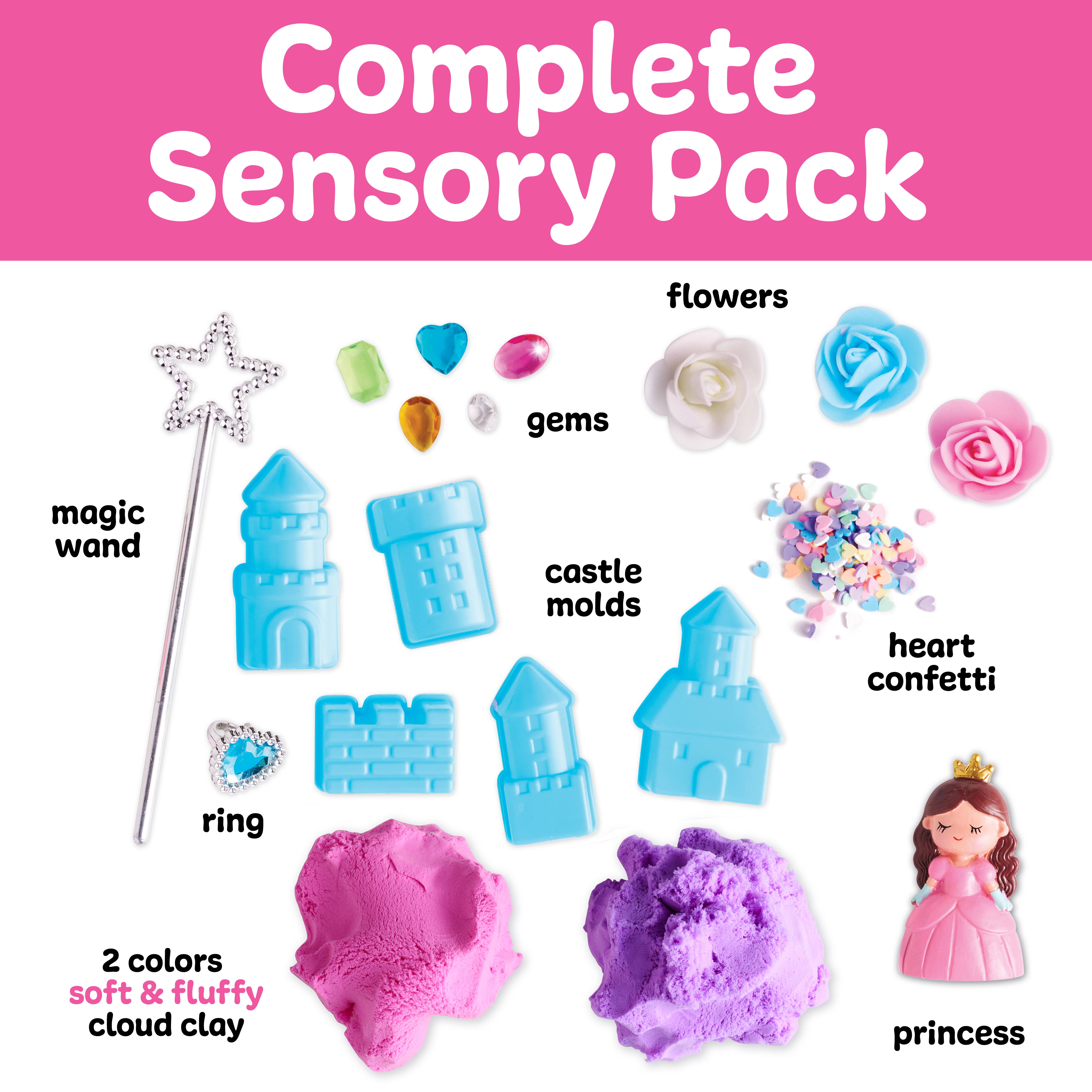 Faber-Castell / Creativity for Kids - Wholesale Toy Set - Kids - Sensory Pack Princess On the Go Play Set for Kids9
