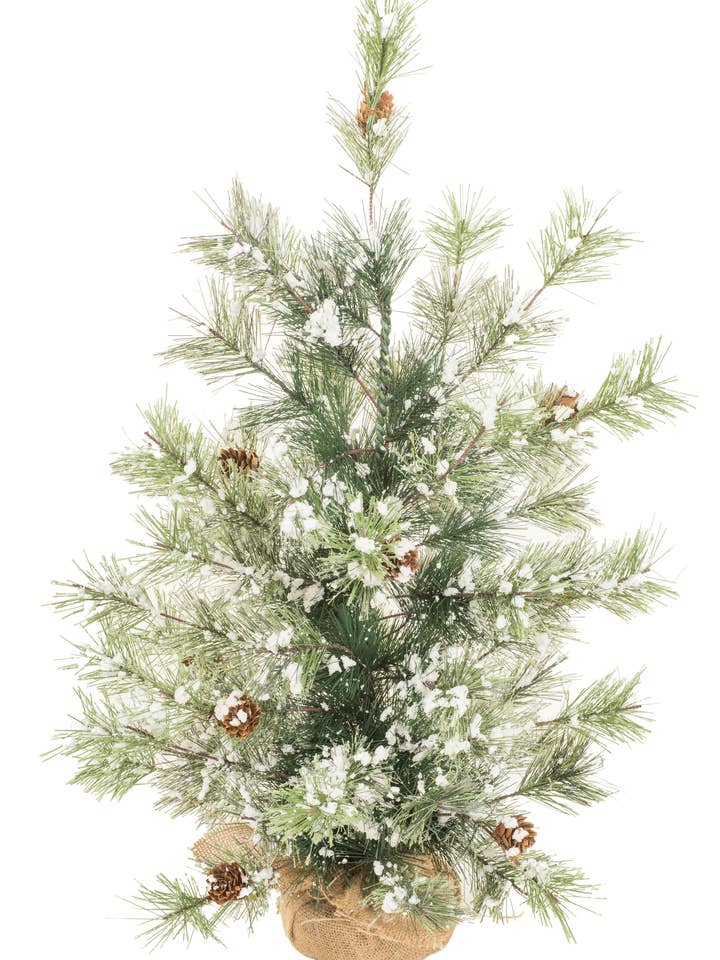 NEW-Table-top Green Grand Fir Tree for wholesale by Starlight Collection