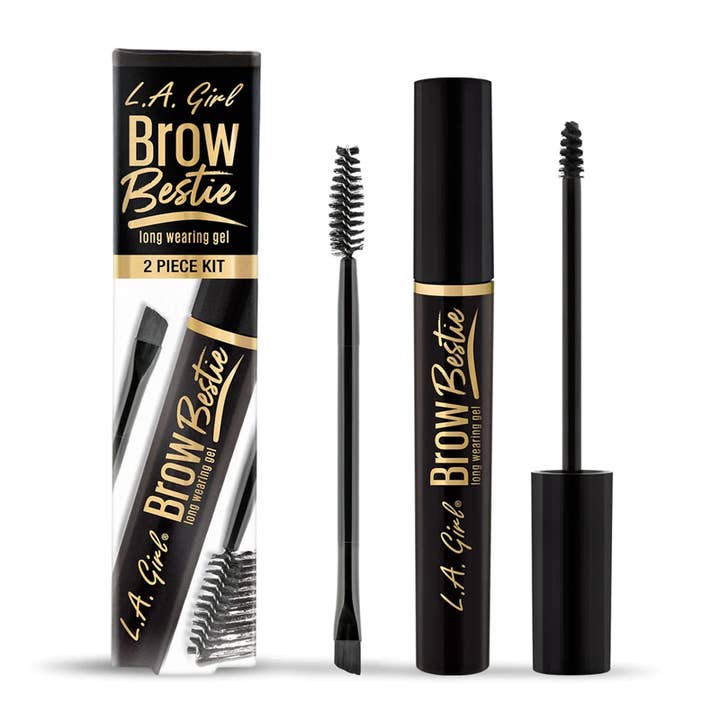 PINEAPPLE Beauty - Wholesale Eyebrow Pencil/Filler - LA Girl GBG385 Soft Black Brow Bestie Gel Kit - 3 pcs