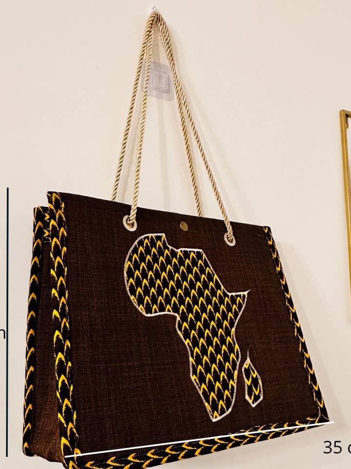 Borsa a tracolla in stile africano - fatta a mano - tessuto wax - idea regalo donna per la vendita all'ingrosso da parte di KaysolCouture®