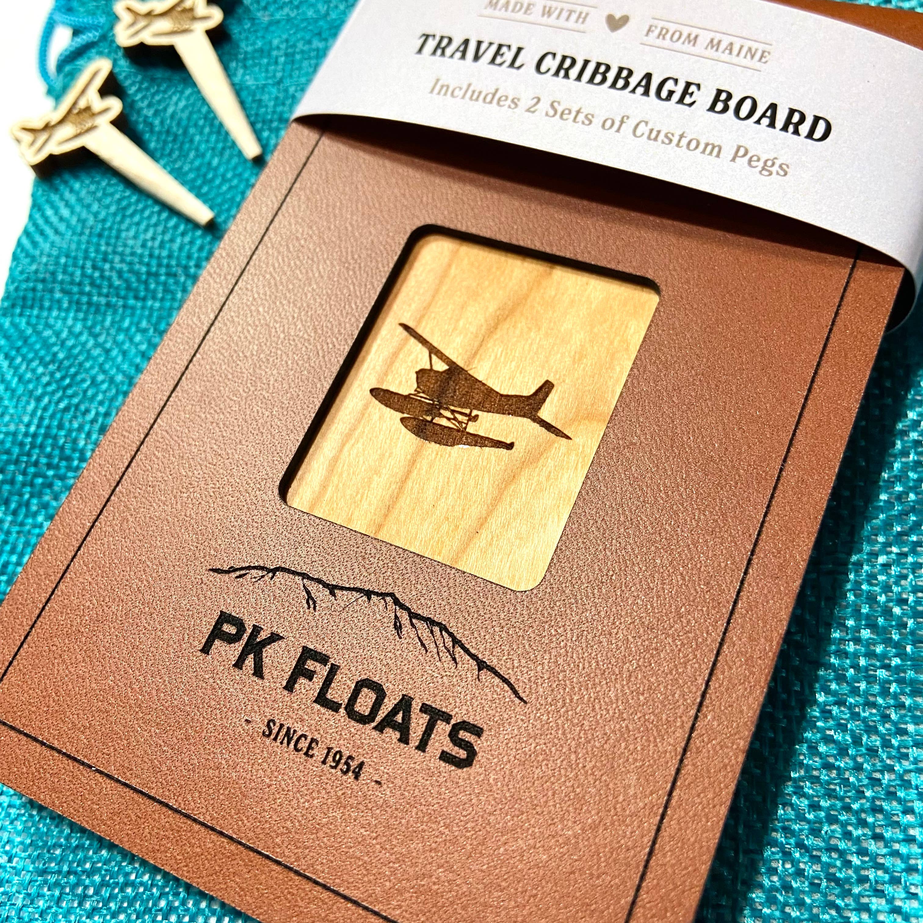 Cast & Carve - Vendita all'ingrosso Giochi da tavolo - Tavola da viaggio per cribbage - Design personalizzato con picchetti unici7