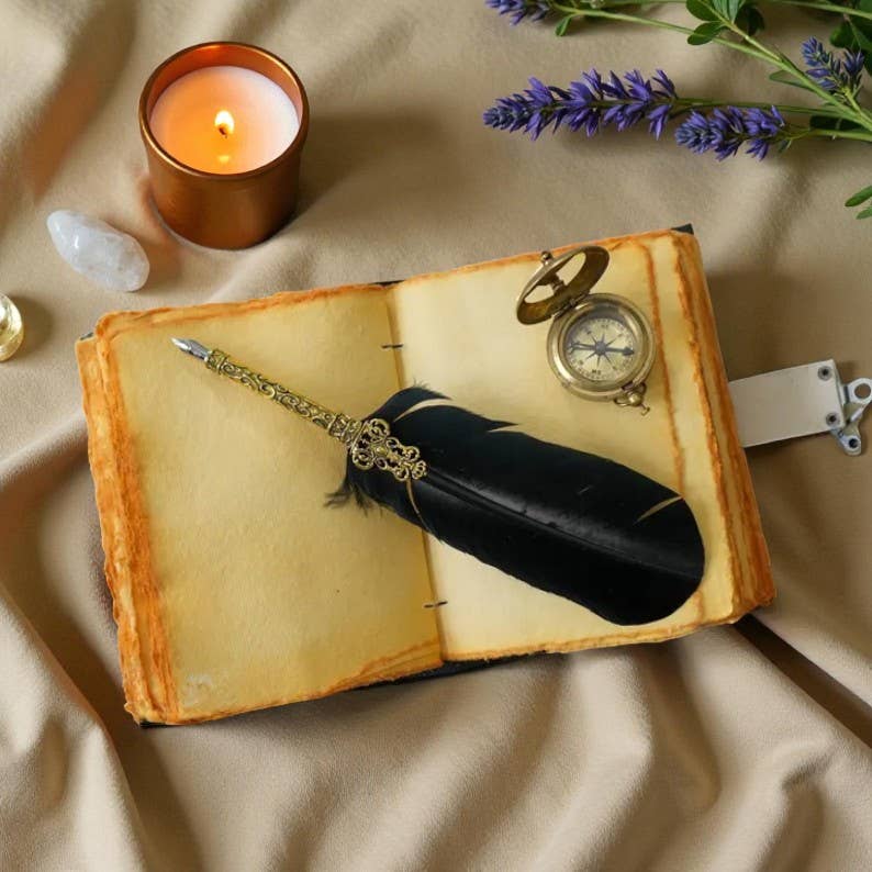 Leatherooze - Wholesale Journal Cover - Sun & Moon Leather Journal – Vintage Wiccan Grimoire7