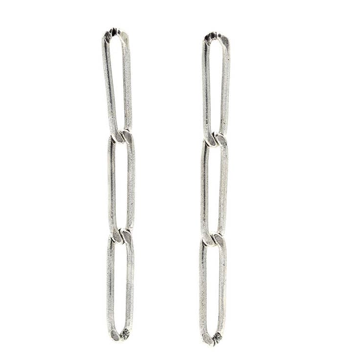 Simply Chain øreringe 02 antik forsølvet for engroshandel hos Sergio Engel jewellery