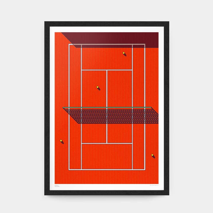 Impression artistique Court I par Ana Popescu pour la vente par Evermade