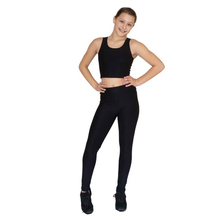 Black Noir COMPRESSION LEGGINGS for engroshandel hos Sugar Lulu