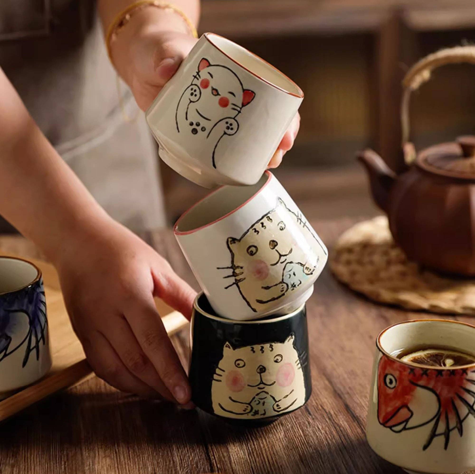 MinoCraft - Wholesale Coffee Mug - Japanese retro pattern tea cup10