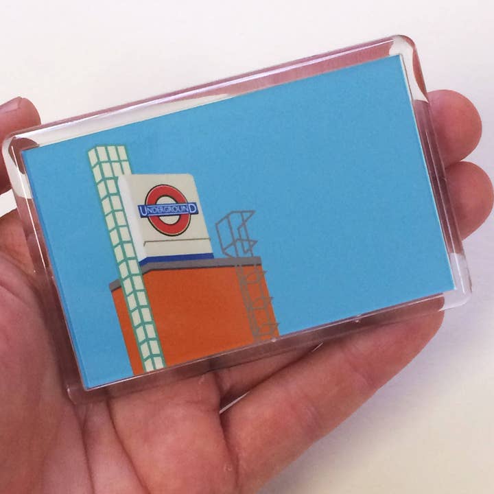 London underground Fridge Magnet for wholesale by Rebecca Pymar