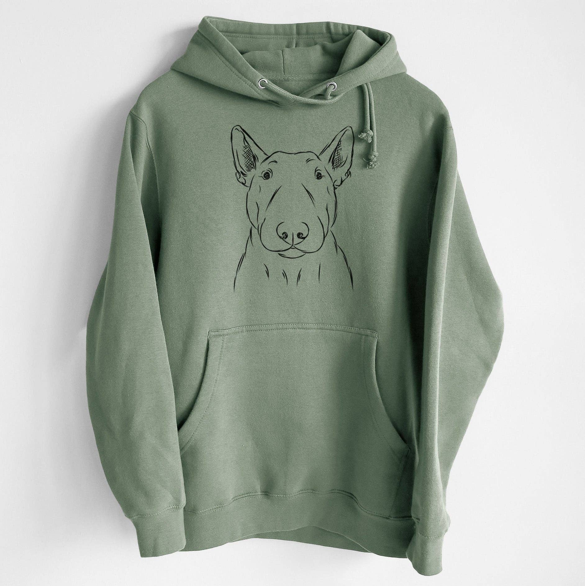 Inkopious - Wholesale Hoodie - Unisex - Jett the Bull Terrier- Heavyweight Fleece Hoodie1