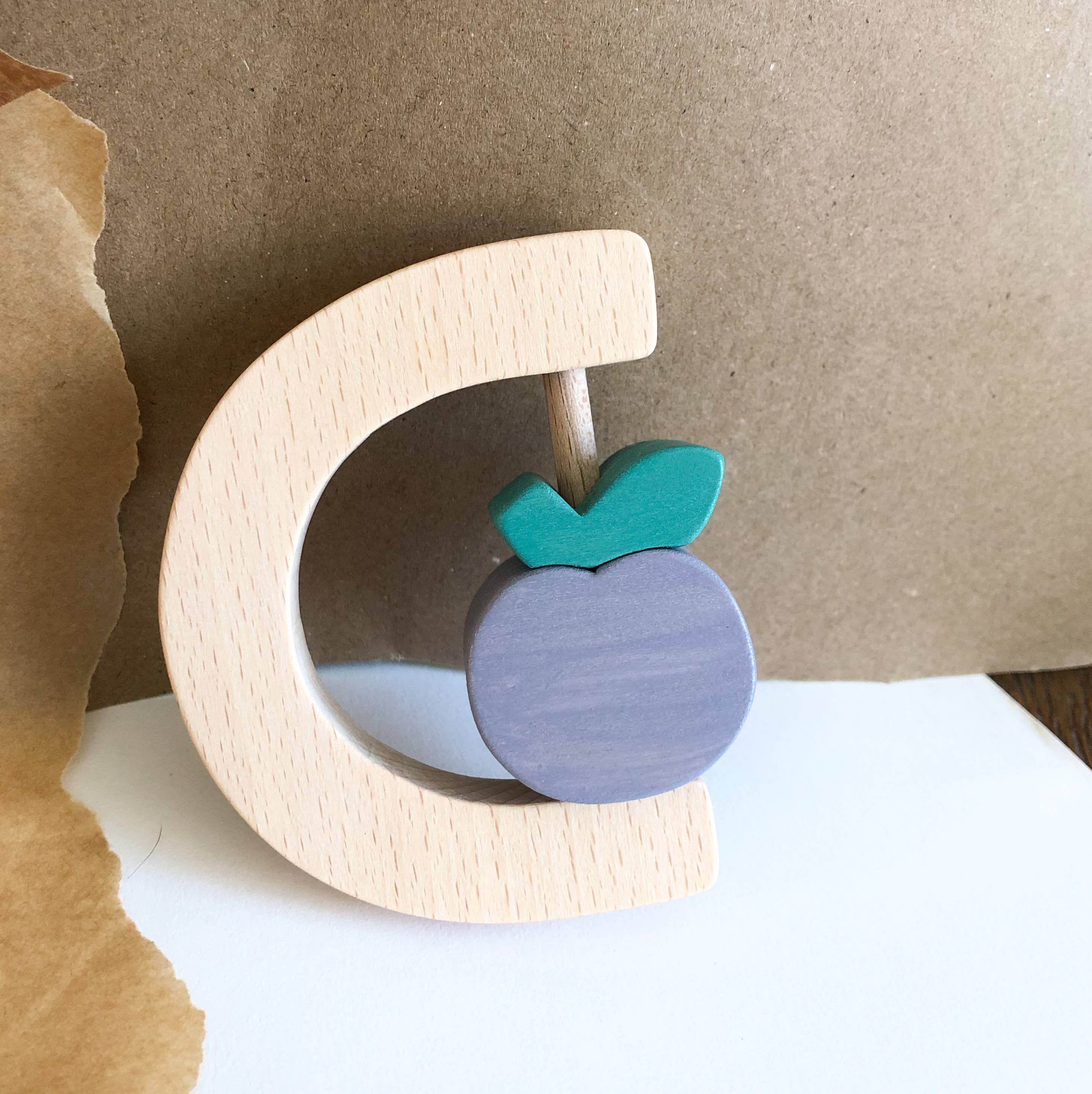 KMR Childwood - Wholesale Clutching Toy - Baby - Plum fruit rattle2