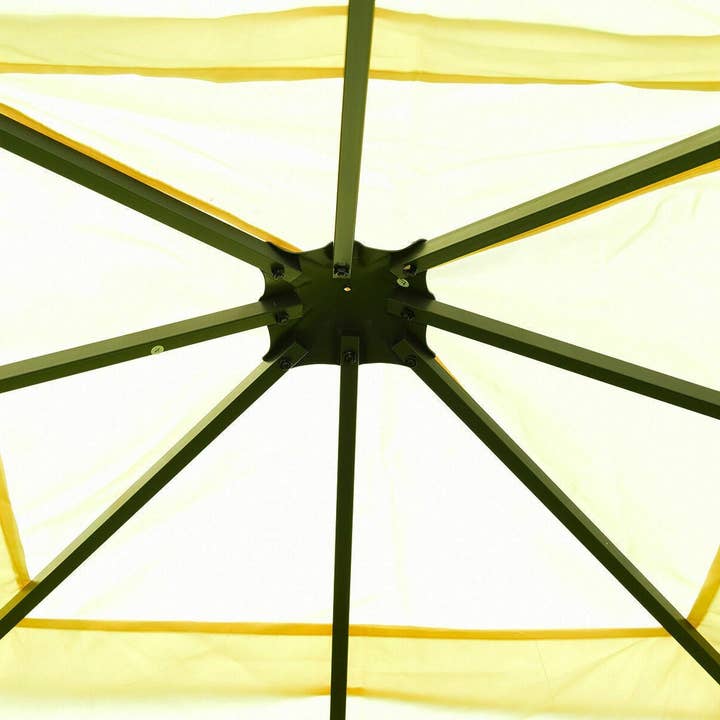 Buzz Blocker Organic Mosquito & No-See-Um Repellent - Wholesale Tent - 10 x 10 Ft Outdoor Steel Frame Gazebo Shelter with Waterproof Polyester Canopy4