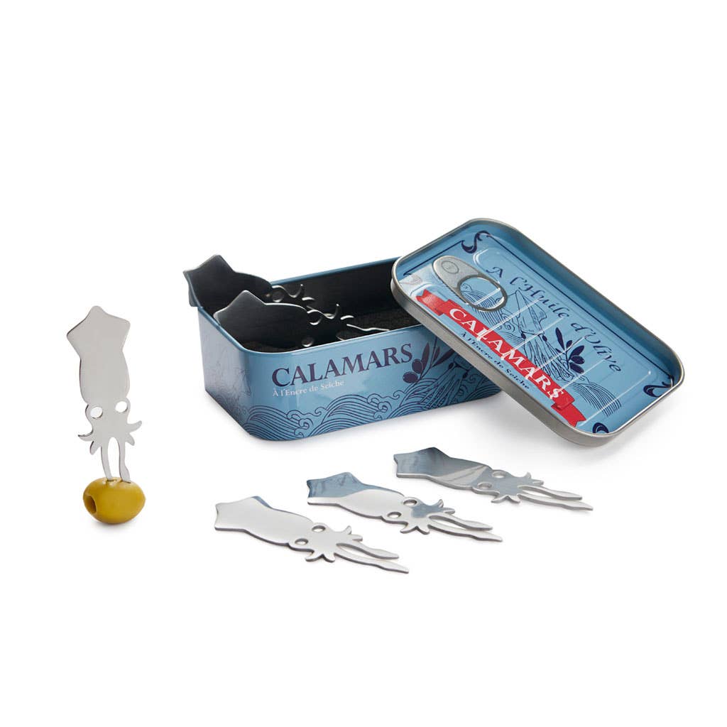 Balvi - Vendita all'ingrosso Antipastiera - Forchette per snack Conserverie Balvi in latta e acciaio inox, espositore 16 pezzi5