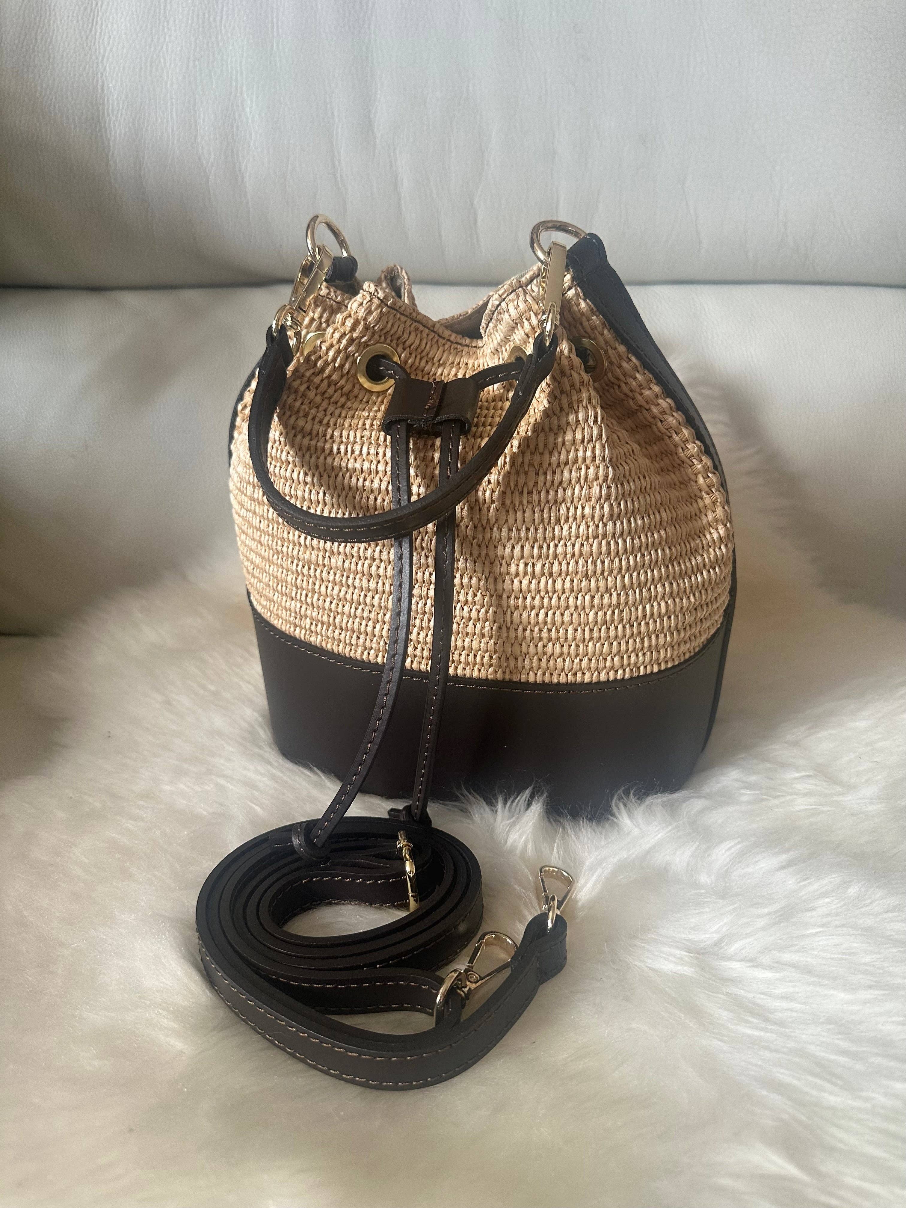 Zhade - Wholesale Beach Bag - MISS Bucket classic- raffia9