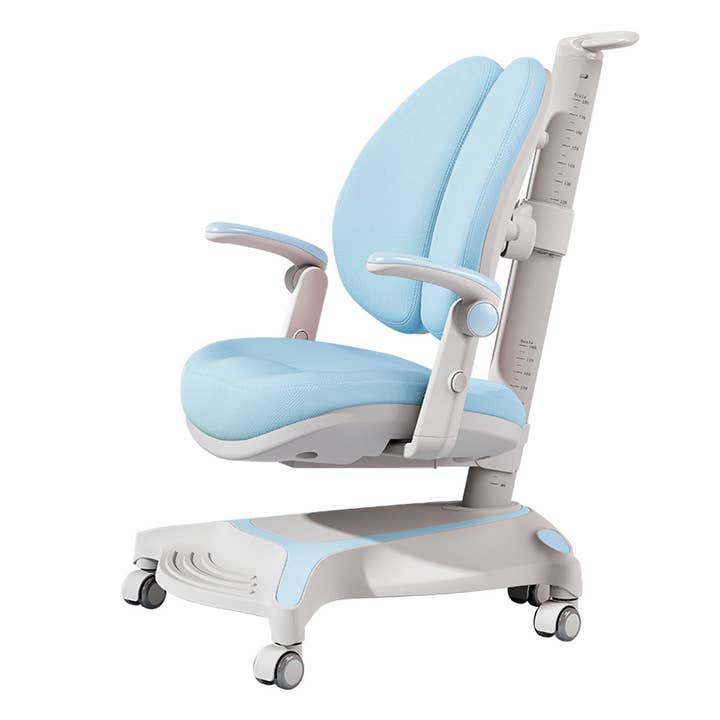Chaise d'étude pour enfants avec freins automatiques et roulettes réglables en hauteur pour la vente par YAYATOPIA