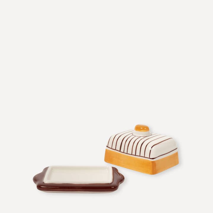 Valsa Home – Prato de manteiga por atacado – Mantegueira Lina Pintada à Mão1