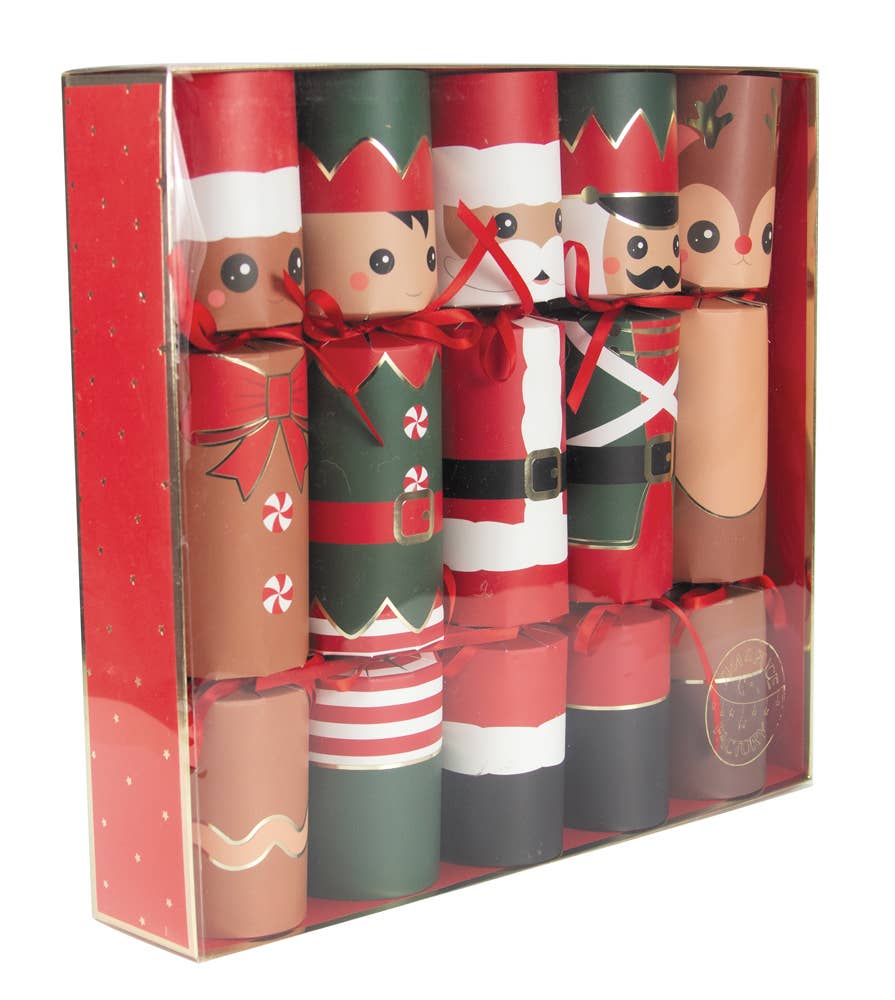 Tim&Puce Factory - Vendita all'ingrosso Decorazione natalizia - Crackers Sweety Xmas confezione da 51