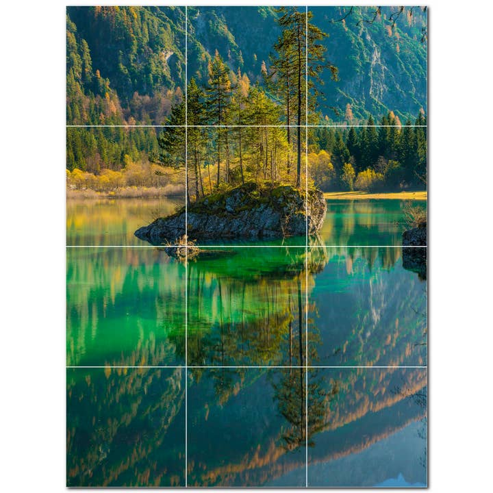 Tree Ceramic Tile Ceramic Tile Mural PT501038 for wholesale by Picture-Tiles.com