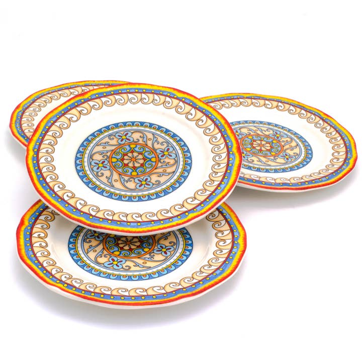 Euro Ceramica Home | ClayBarn - Wholesale Salad Plate - Duomo 4 Piece Salad Plate Set1