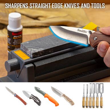 Smiths - Wholesale Knife Sharpener - 6" Three Stone Sharpening System4
