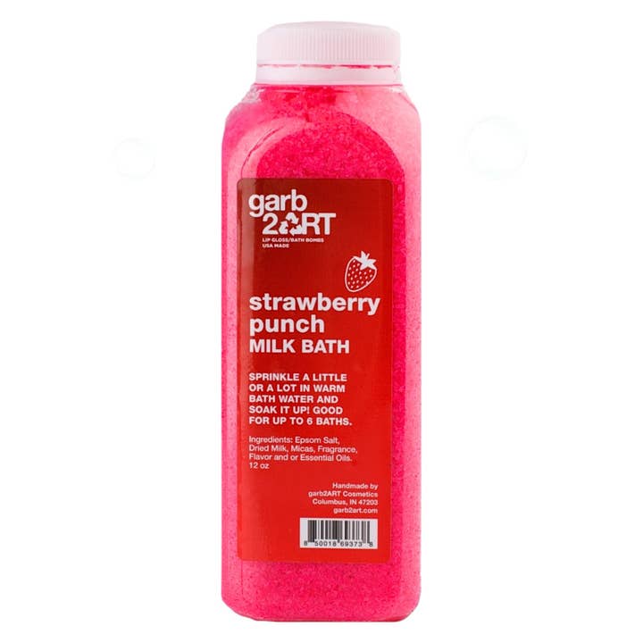 garb2ART - Wholesale Bath Soak/Milk - Milk Bath | Strawberry Punch