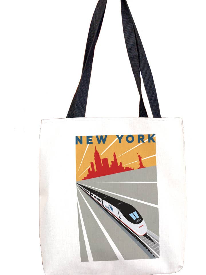 Acela (New York) Tote Bag for wholesale by TransitGifts.com
