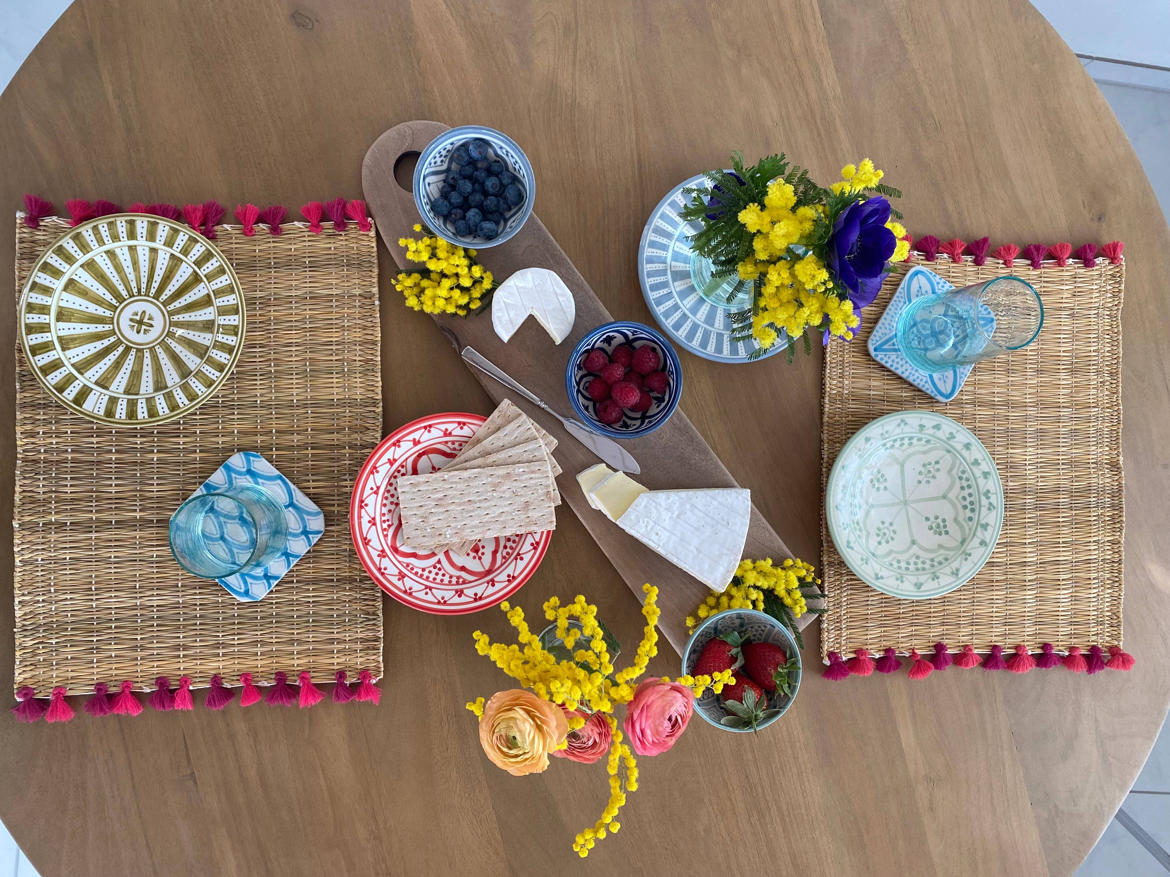 atelierBOEMIA - Wholesale Appetizer Serveware - Safi  Ceramic  Appetizer  Plates -  Set  of  4  Patterns15